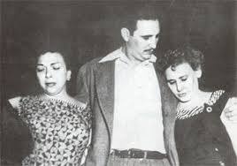 Foto de Melba, Haydée y Fidel 